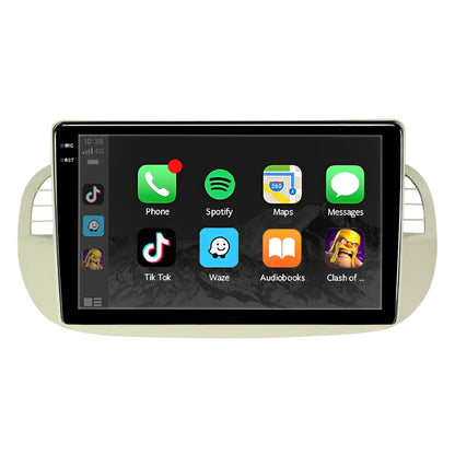 Fiat 500 Series 1 (2008 - 2014) 9" 13.3" Wireless Android 16 Head Unit for Apple CarPlay / Android Auto