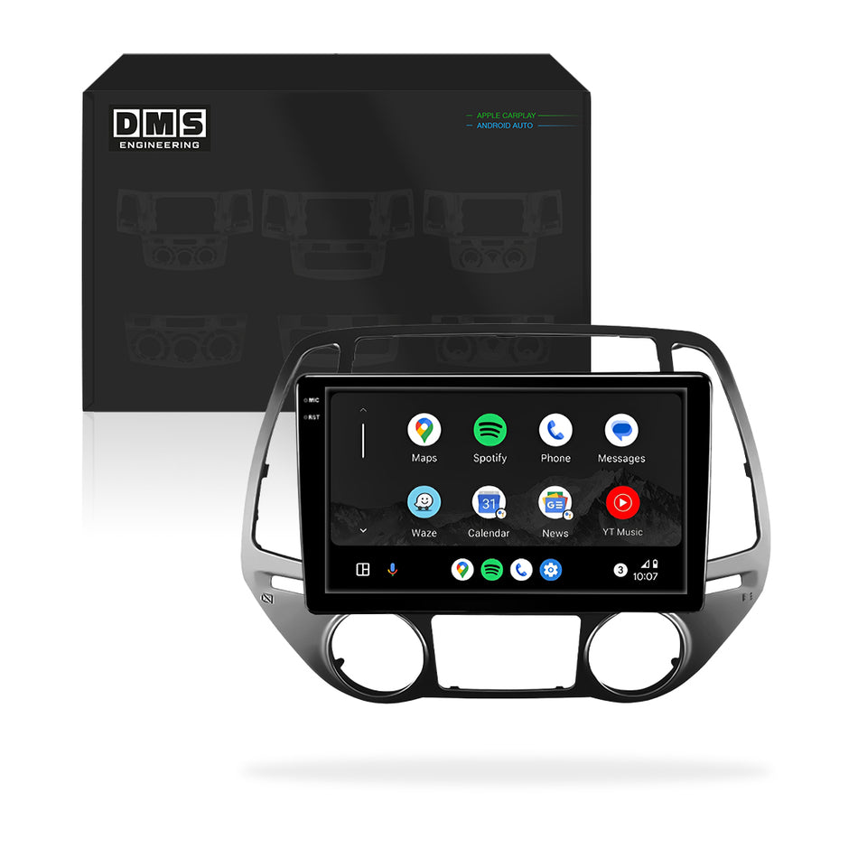 Hyundai i20 PB Series 2 (2012 - 2015) 9" 13.3" Wireless Android 15 Head Unit for Apple CarPlay / Android Auto