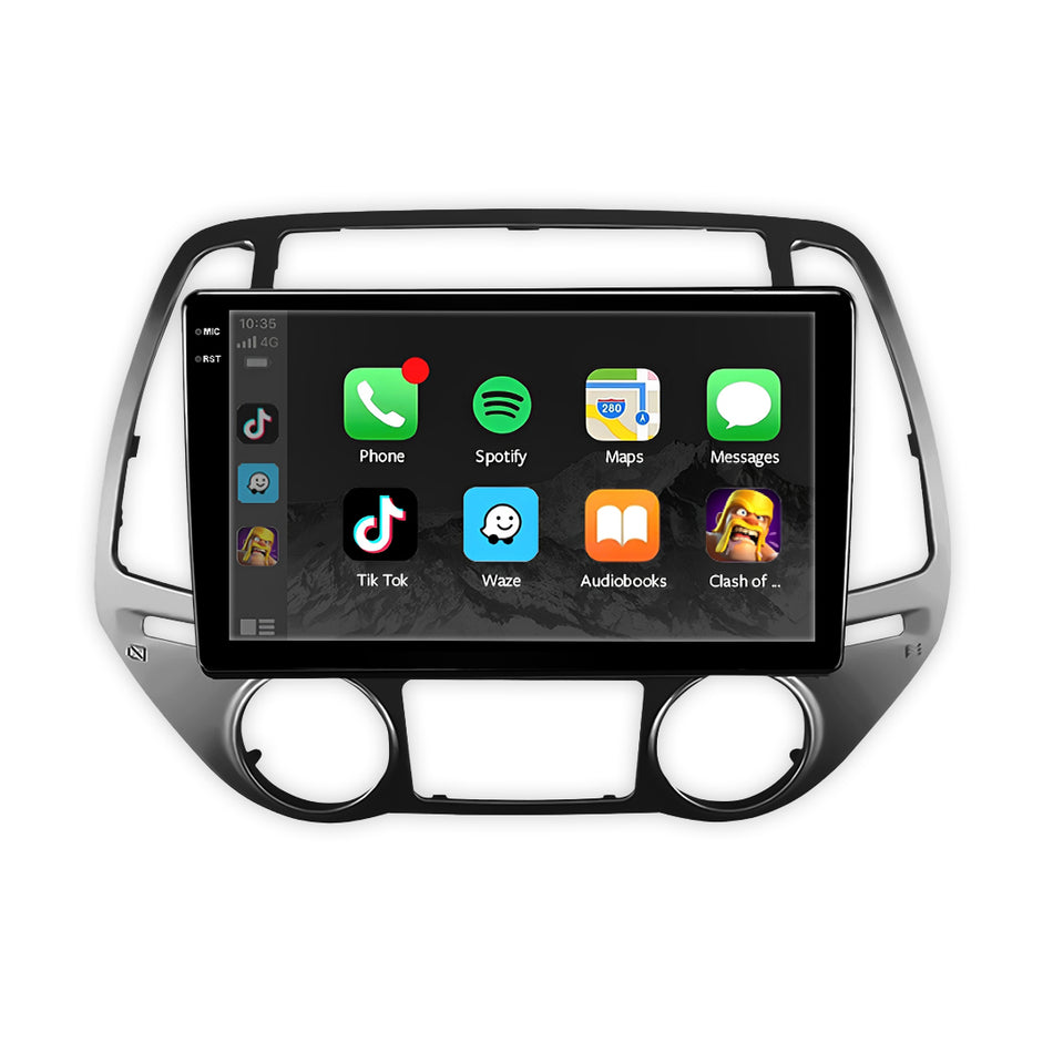 Hyundai i20 PB Series 2 (2012 - 2015) 9" 13.3" Wireless Android 15 Head Unit for Apple CarPlay / Android Auto