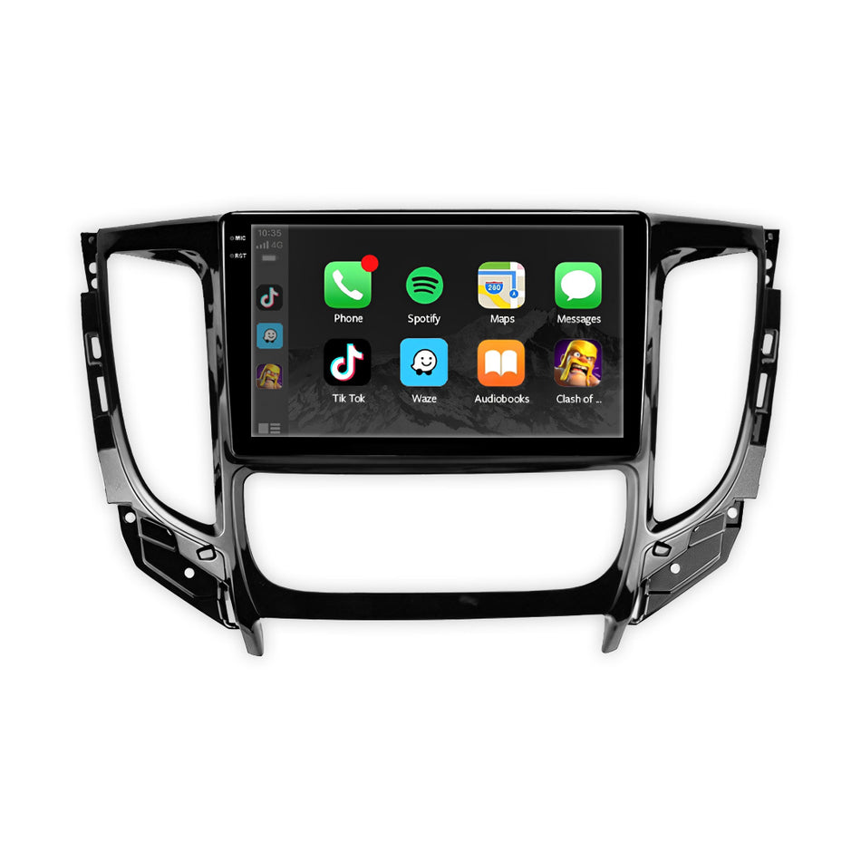 Mitsubishi Triton MQ / MR (2015 - 2019) 9" 13.3" Wireless Android 15 Head Unit for Apple CarPlay / Android Auto Digital AC Panel