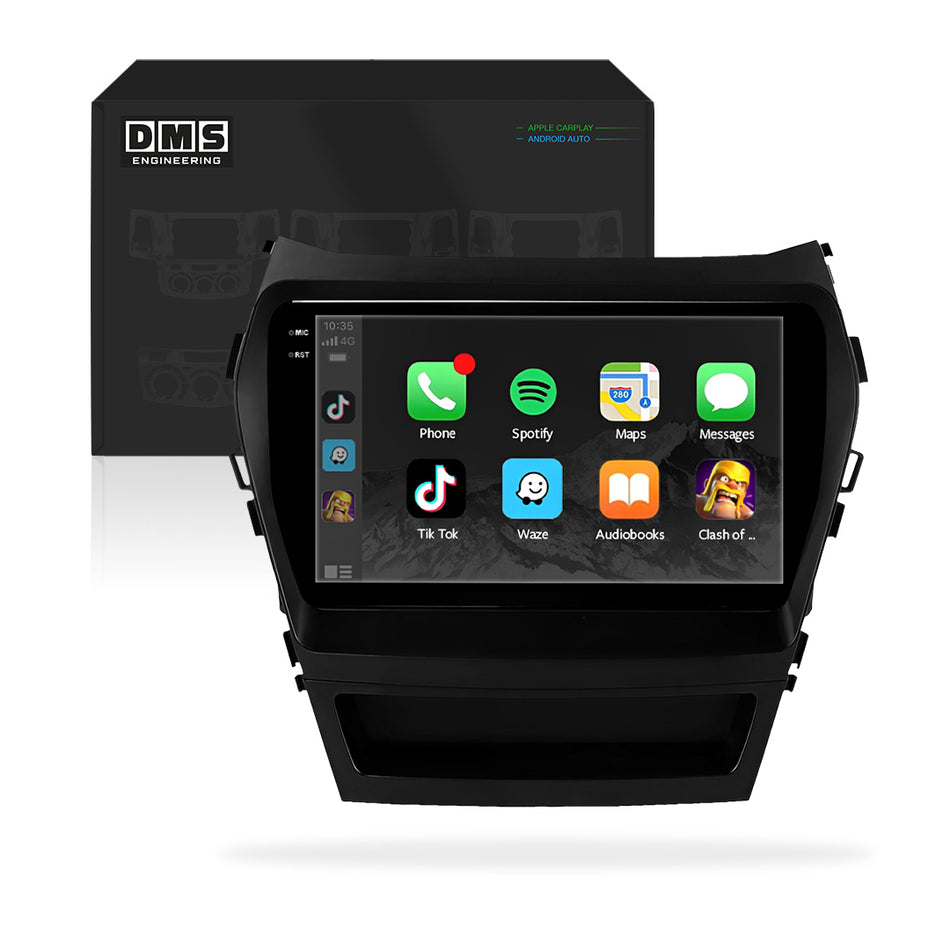 Hyundai Santa Fe DM (2013 - 2018) 9" 13.3" Wireless Android 15 Head Unit for Apple CarPlay / Android Auto Small Factory Screen