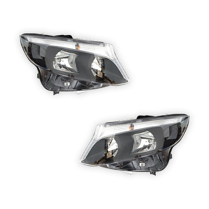 Mercedes Benz V-Class W447 (2015 - 2025) Halogen Headlights LH + RH