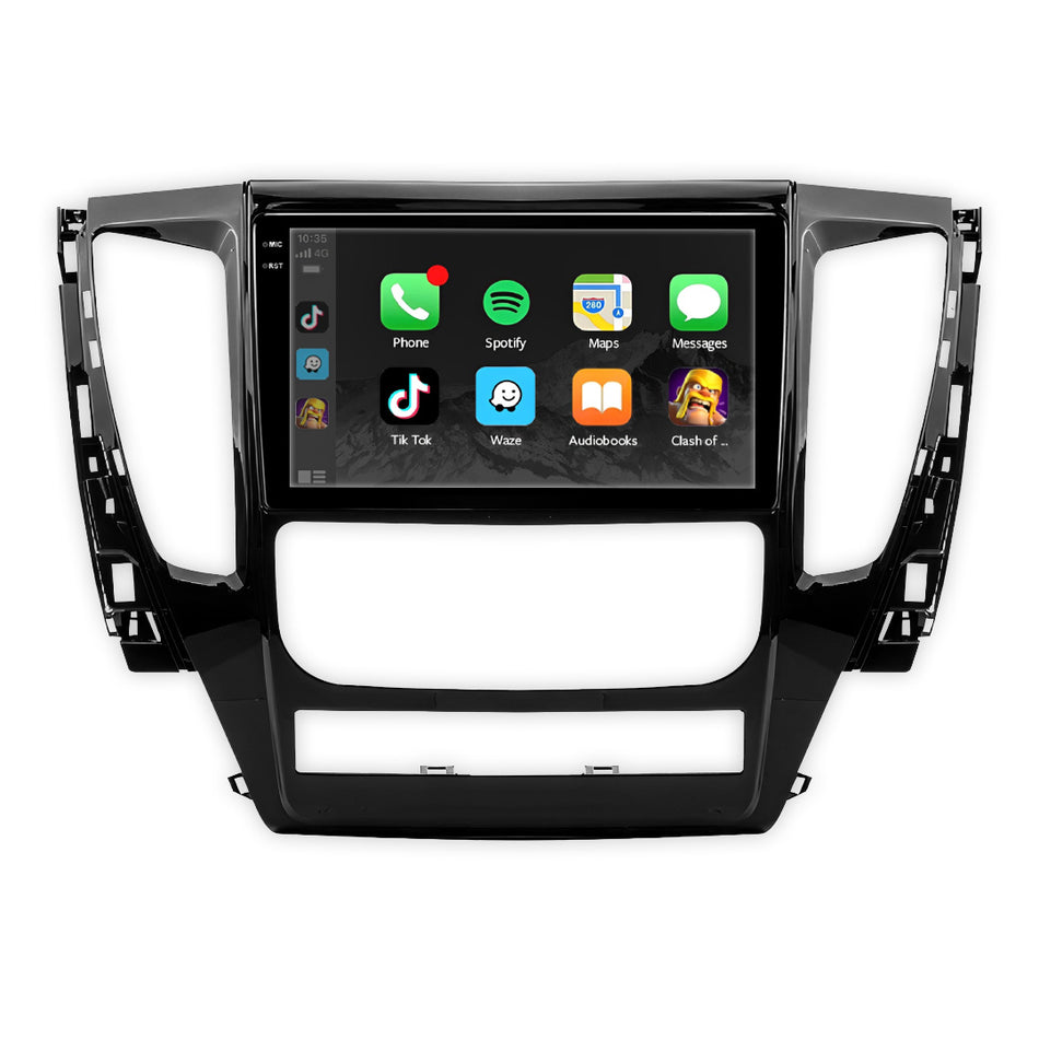 Mitsubishi Pajero Sport QE (2017 - 2019) 9" Wireless Android 15 Head Unit for Apple CarPlay / Android Auto