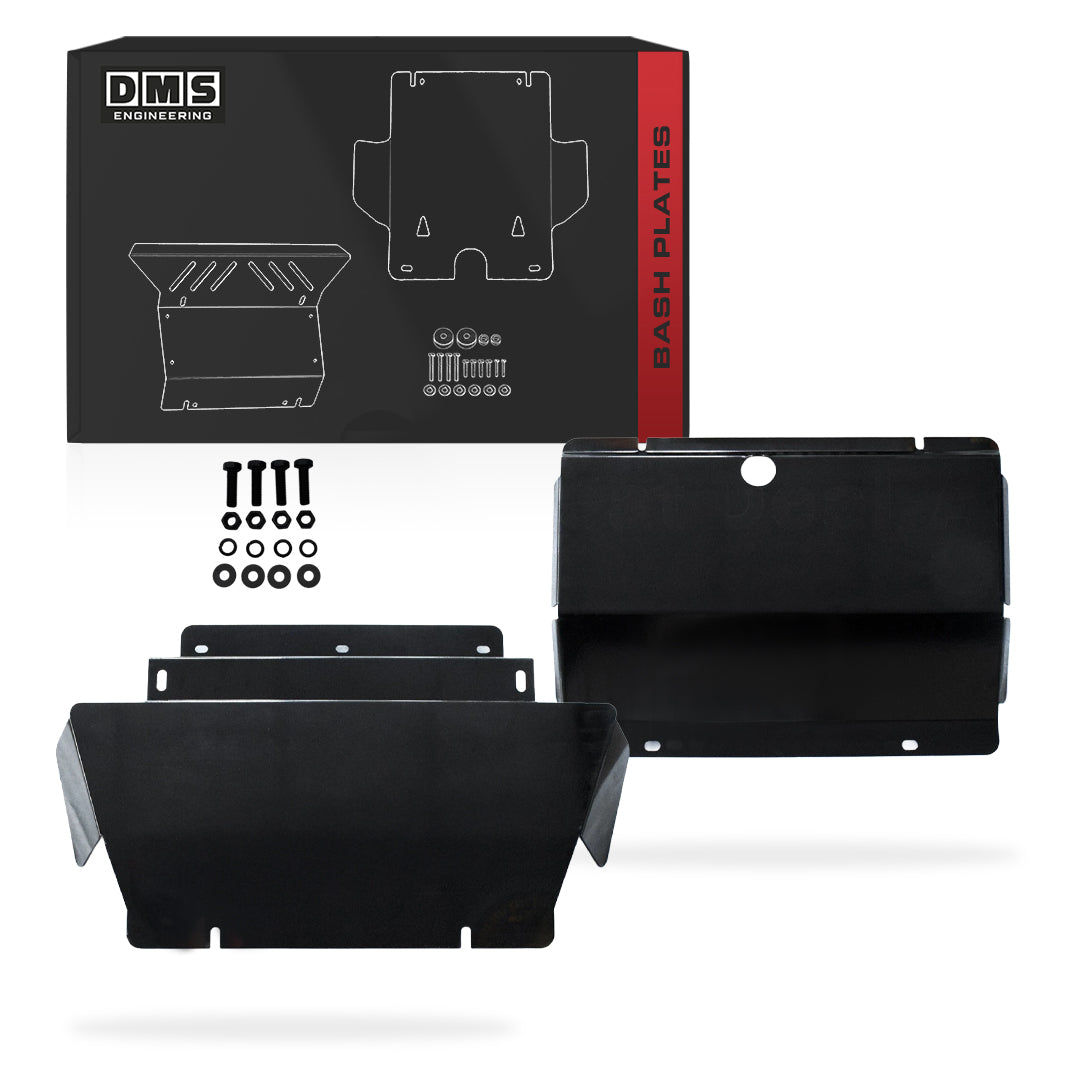 Black Bash Plates for Isuzu MU-X (2012 - 2016)