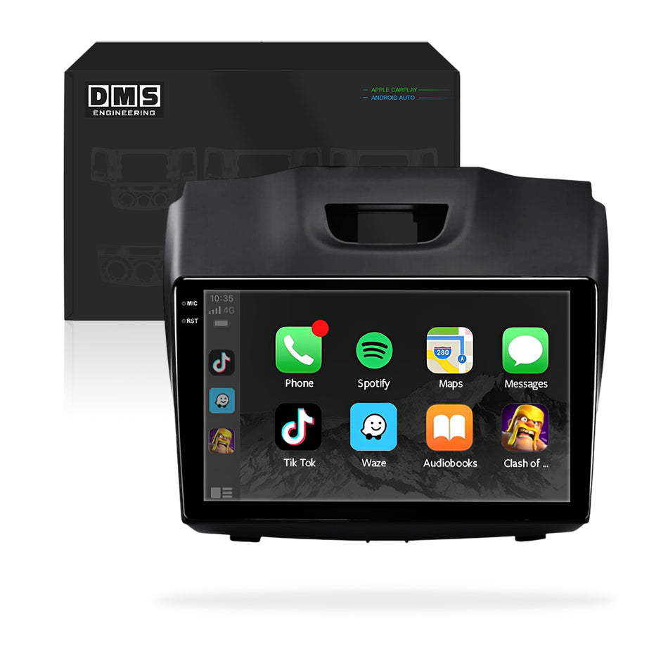 Isuzu MU-X (2012 - 2020) 9" 13.3" Wireless Android 15 Head Unit for Apple CarPlay / Android Auto Roof Screen