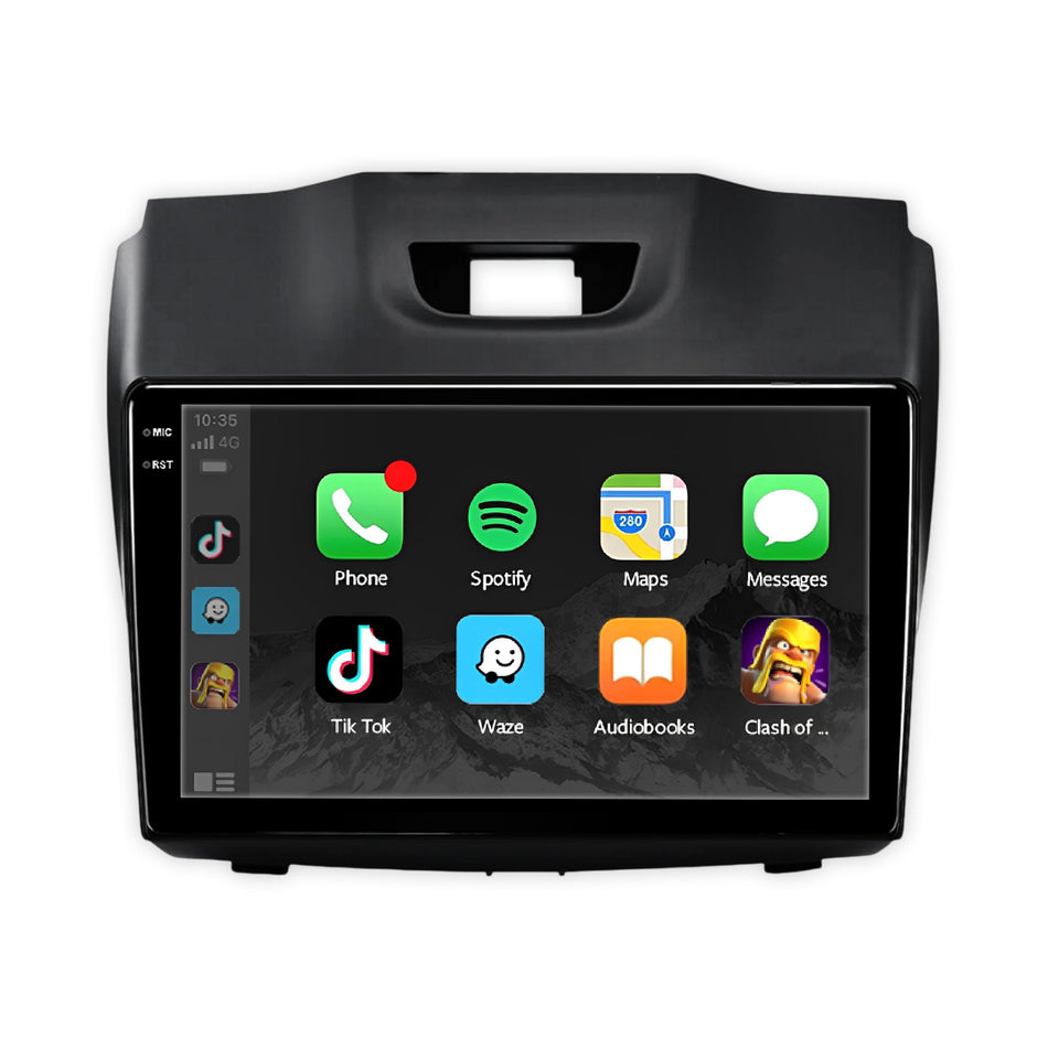 Isuzu MU-X (2012 - 2020) 9" 13.3" Wireless Android 15 Head Unit for Apple CarPlay / Android Auto Roof Screen