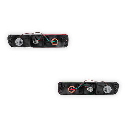 Mitsubishi Pajero NM (2003 - 2007) Rear Bumper Light Bars LH + RH