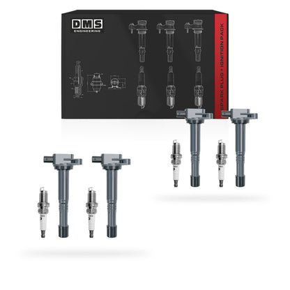 Honda Accord CM (2002 - 2008) 2.4L Ignition Coils and Spark Plugs Complete Set