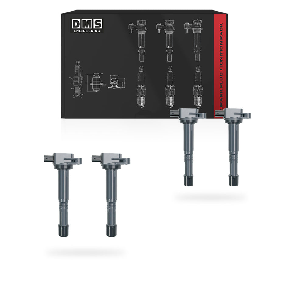 Honda Accord CM (2002 - 2008) 2.4L Ignition Coils and Spark Plugs Complete Set