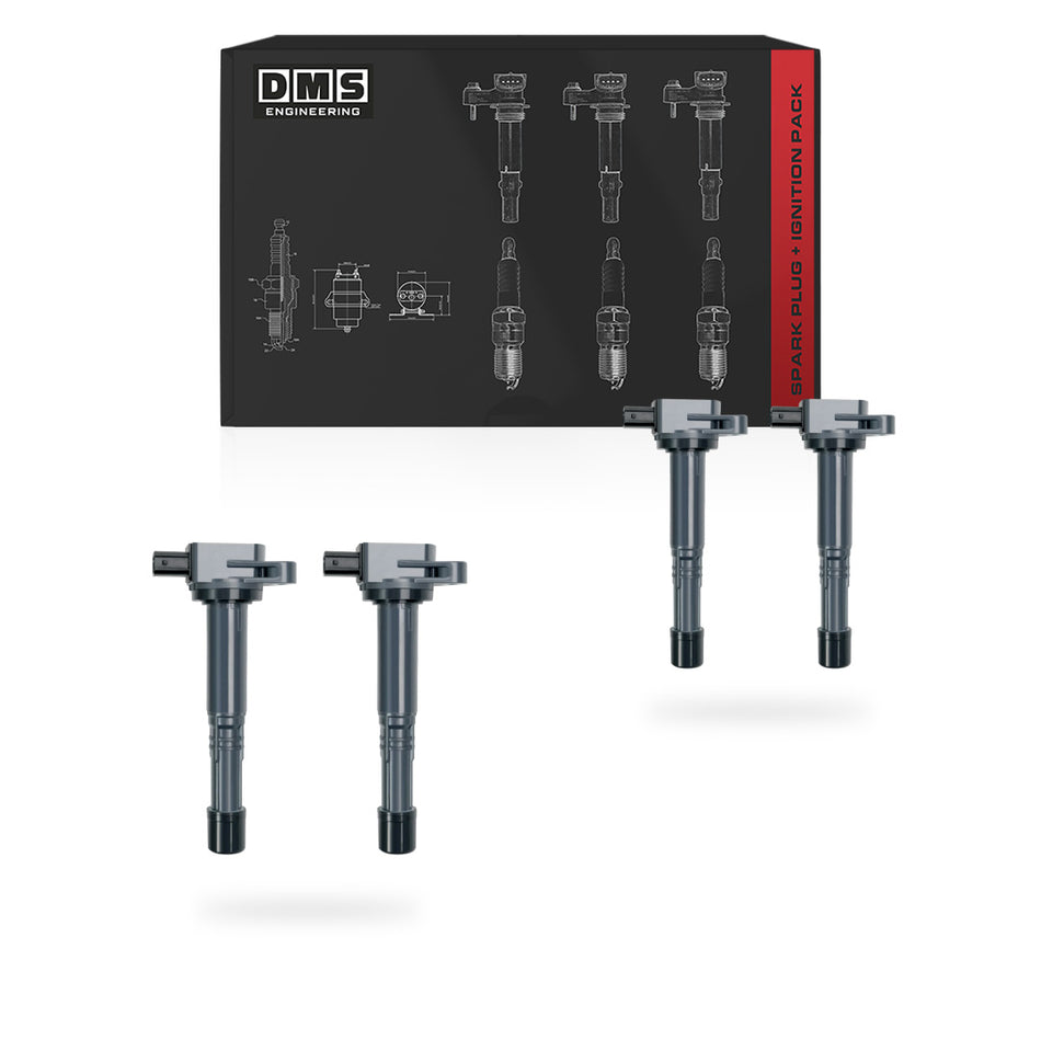 Honda Integra DC5 (2001 - 2007) 2.0L Ignition Coils and Spark Plugs Complete Set