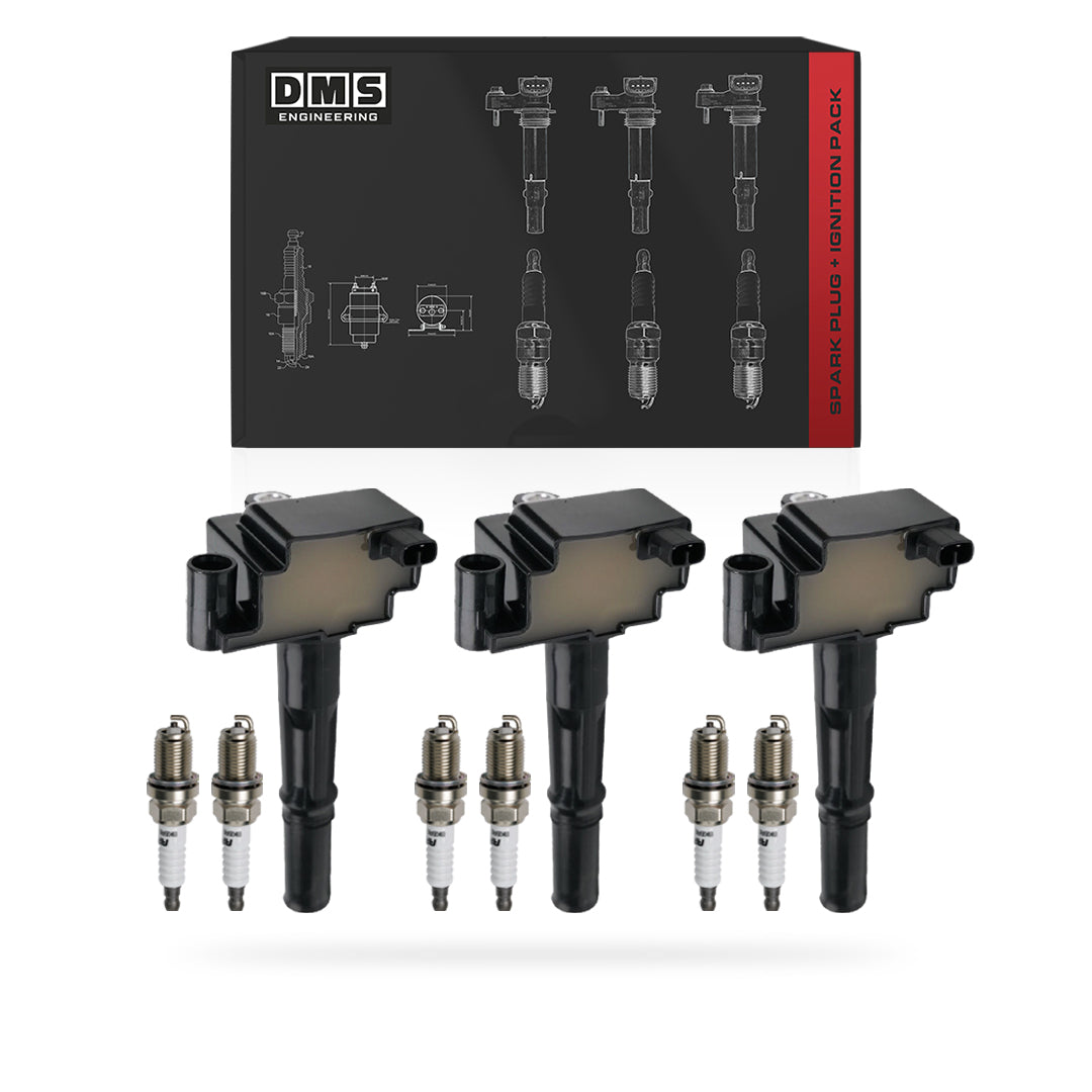 Toyota LandCruiser Prado 90 / 95 Series (1996 - 2003) 3.4L Ignition Coils and Spark Plugs Complete Set