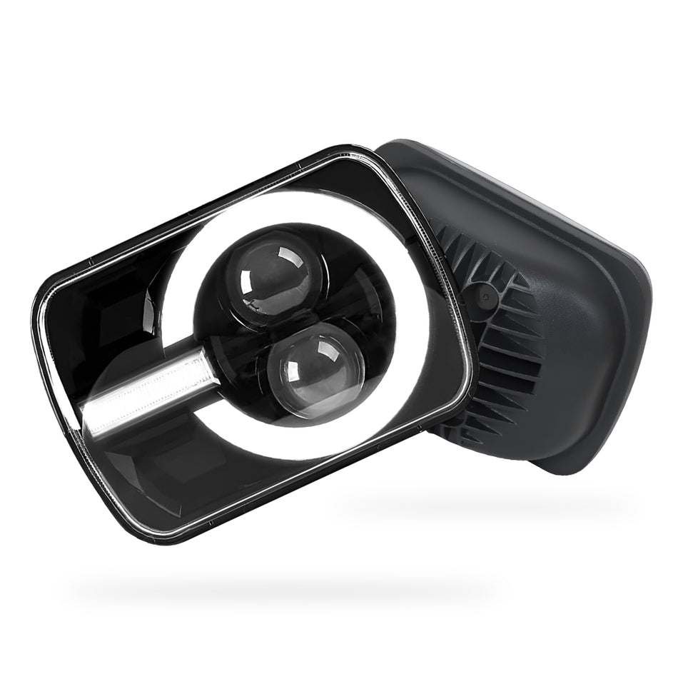 Toyota HiLux N40 / N50 / N60 (1983 - 2004) LED Headlights Halo DRL  LH + RH