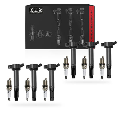 Toyota Aurion XV40 / XV50 (2006 - 2019) 3.5L Ignition Coils and Spark Plugs Complete Set