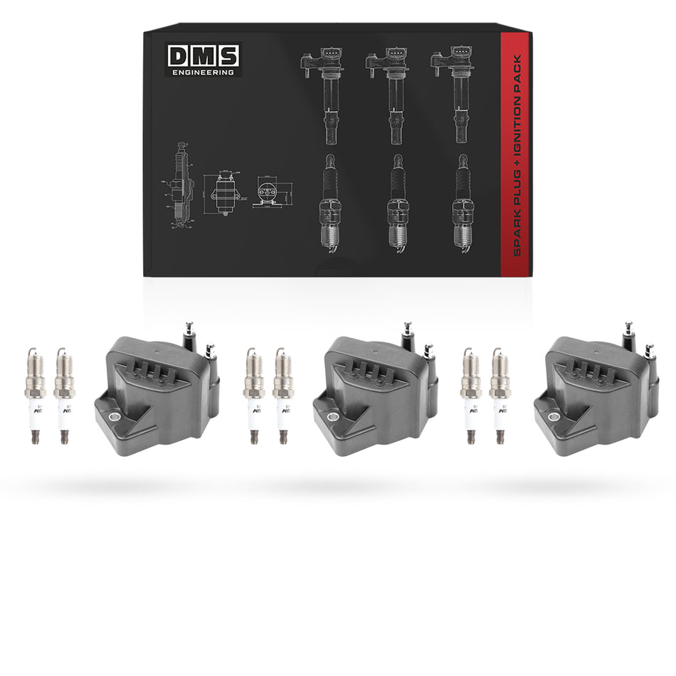 Holden Statesman VQ / VR / VS / WH / WK (1991 - 2004) 3.8L Ignition Coils and Spark Plugs Complete Set