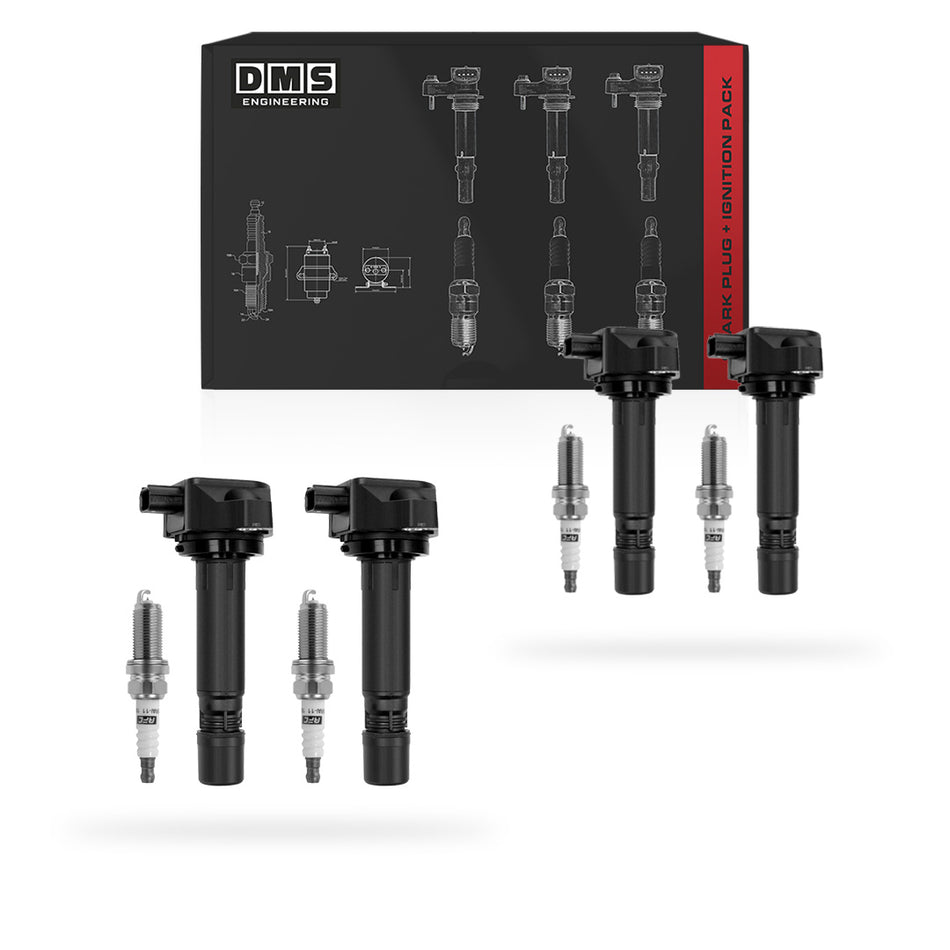 Honda Civic FA / FD / FK / FN (2005 - 2019) 1.8L Ignition Coils and Spark Plugs Complete Set