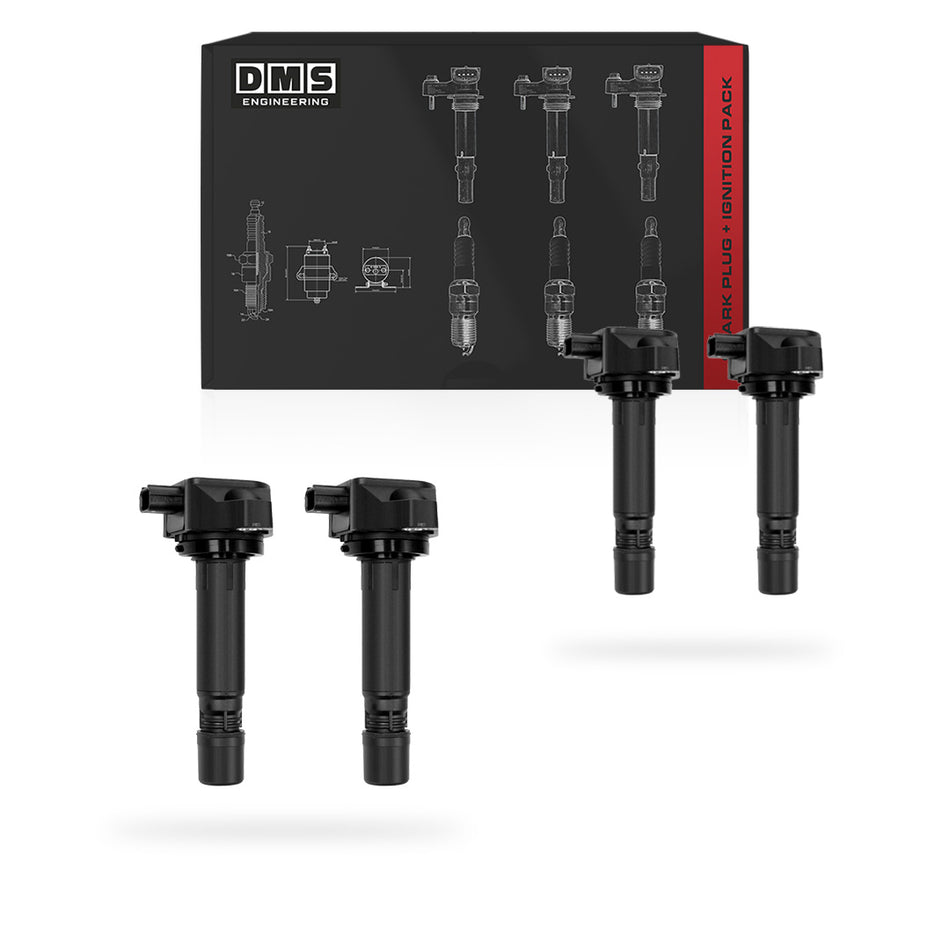 Honda Civic FA / FD / FK / FN (2005 - 2019) 1.8L Ignition Coils and Spark Plugs Complete Set