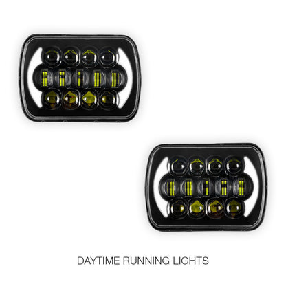 Ford F-350 RM / RN (2001 - 2006) LED Headlights Halo DRL  LH + RH