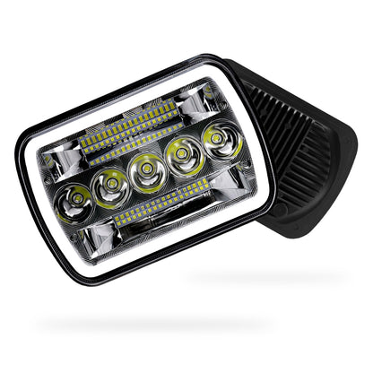 Ford F-350 RM / RN (2001 - 2006) LED Headlights Halo DRL  LH + RH