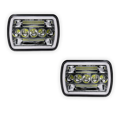 Ford F-350 RM / RN (2001 - 2006) LED Headlights Halo DRL  LH + RH