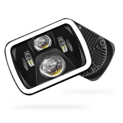 Ford F-350 RM / RN (2001 - 2006) LED Headlights Halo DRL  LH + RH