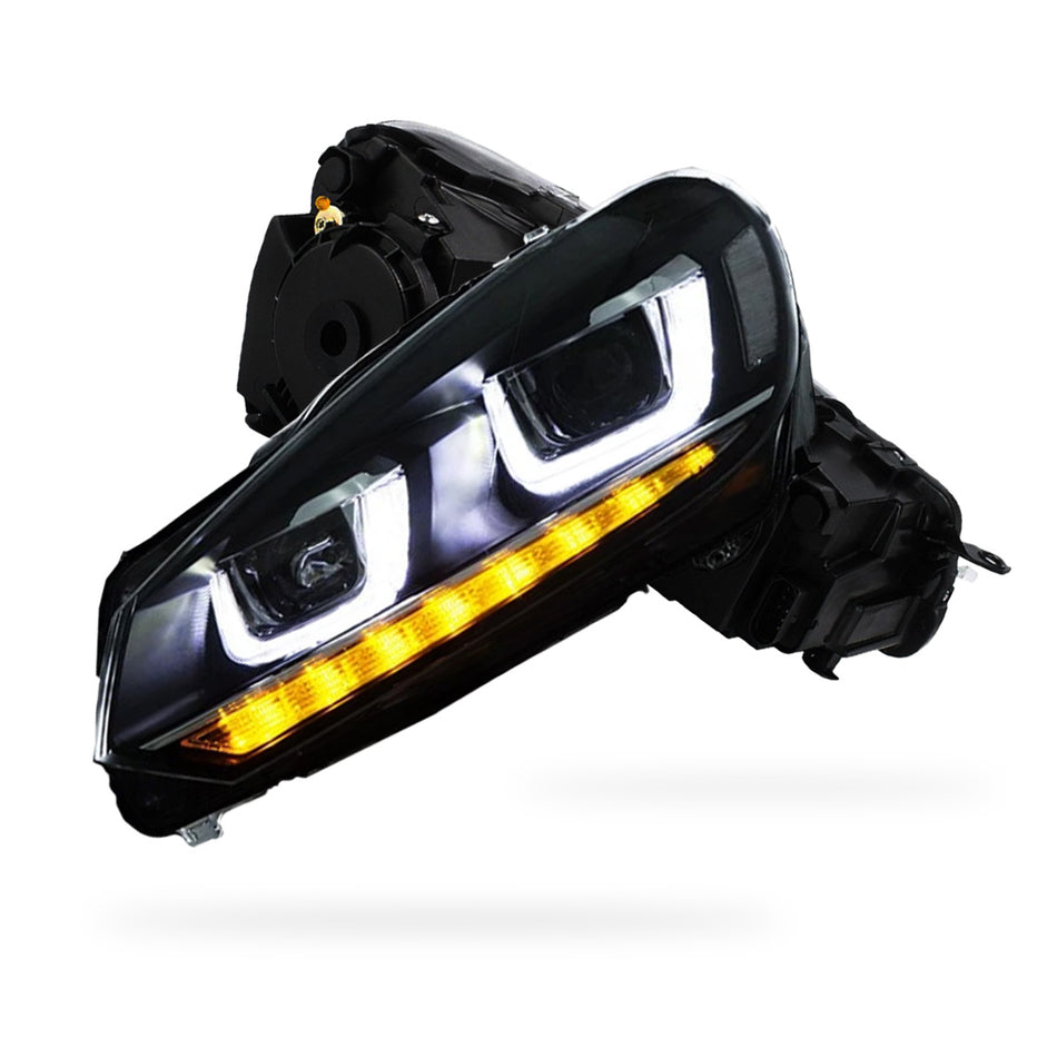 Volkswagen Golf MK6 (2010 - 2014) LED Headlights Halo DRL  LH + RH
