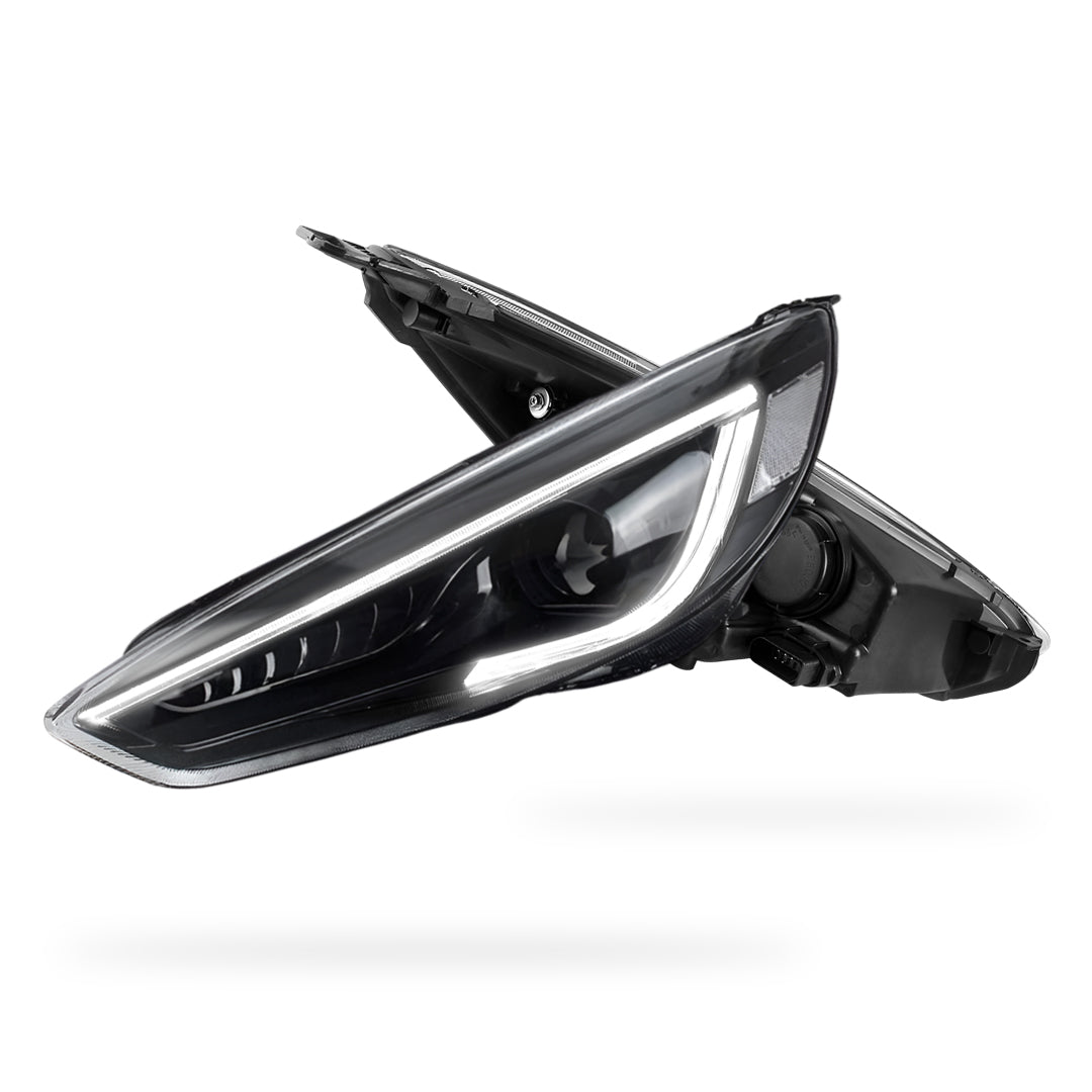 Ford Focus LZ (2015 - 2018) LED Headlights Halo DRL LH + RH