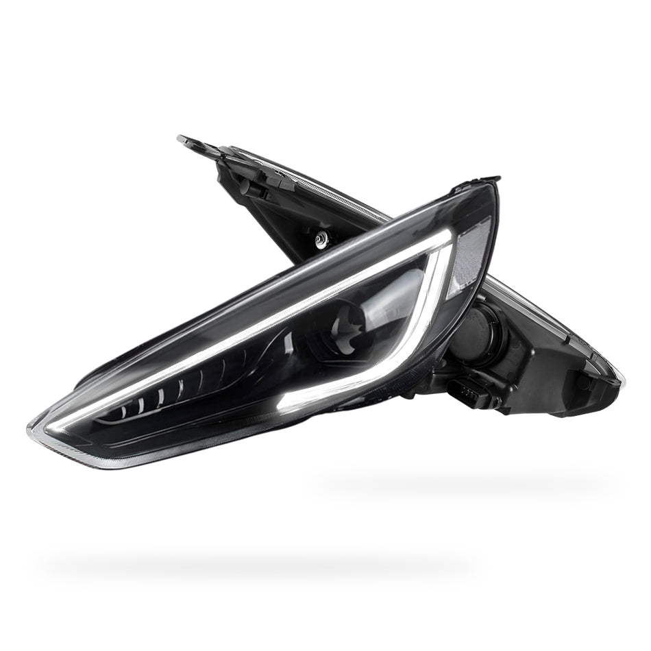 Ford Focus LZ (2015 - 2018) LED Headlights Halo DRL LH + RH