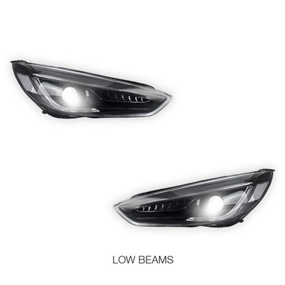 Ford Focus LZ (2015 - 2018) LED Headlights Halo DRL LH + RH