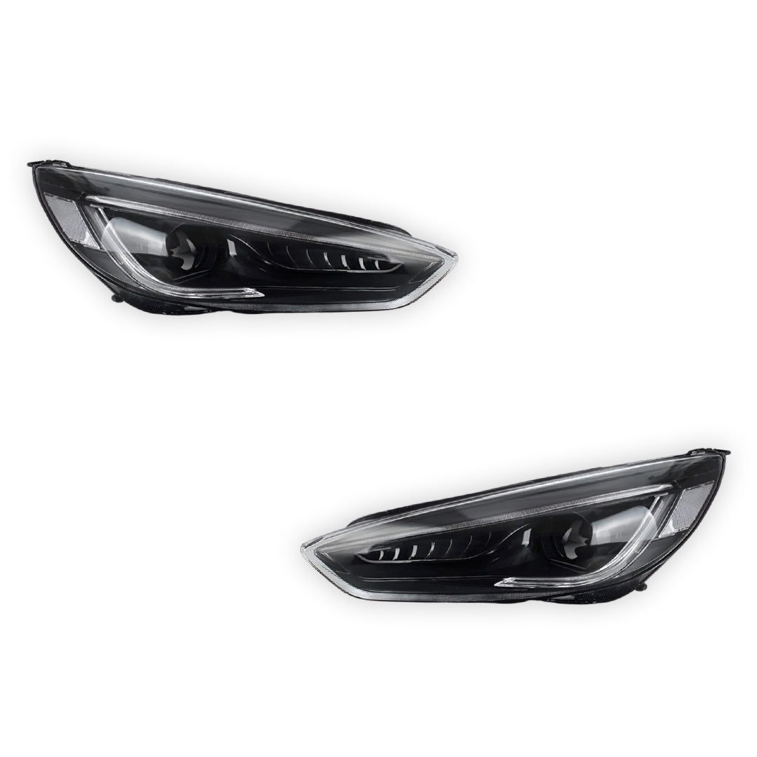 Ford Focus LZ (2015 - 2018) LED Headlights Halo DRL LH + RH