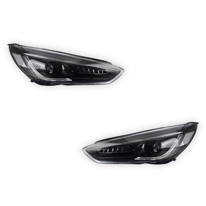 Ford Focus LZ (2015 - 2018) LED Headlights Halo DRL LH + RH