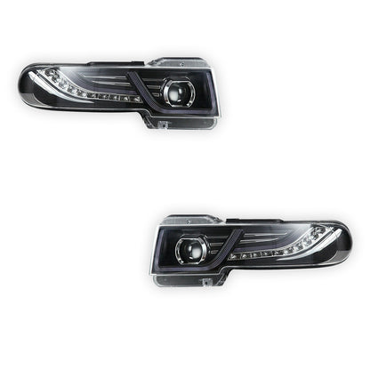 Toyota FJ Cruiser GSJ10R / GSJ15R (2007 - 2015) LED Headlights Halo DRL with Grille  LH + RH