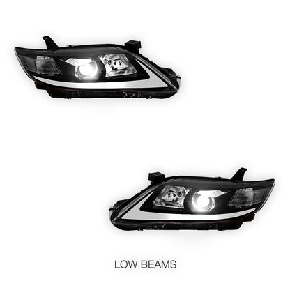Toyota Camry XV40 (2010 - 2011) LED Headlights Halo DRL  LH + RH