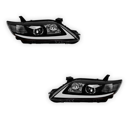 Toyota Camry XV40 (2010 - 2011) LED Headlights Halo DRL  LH + RH