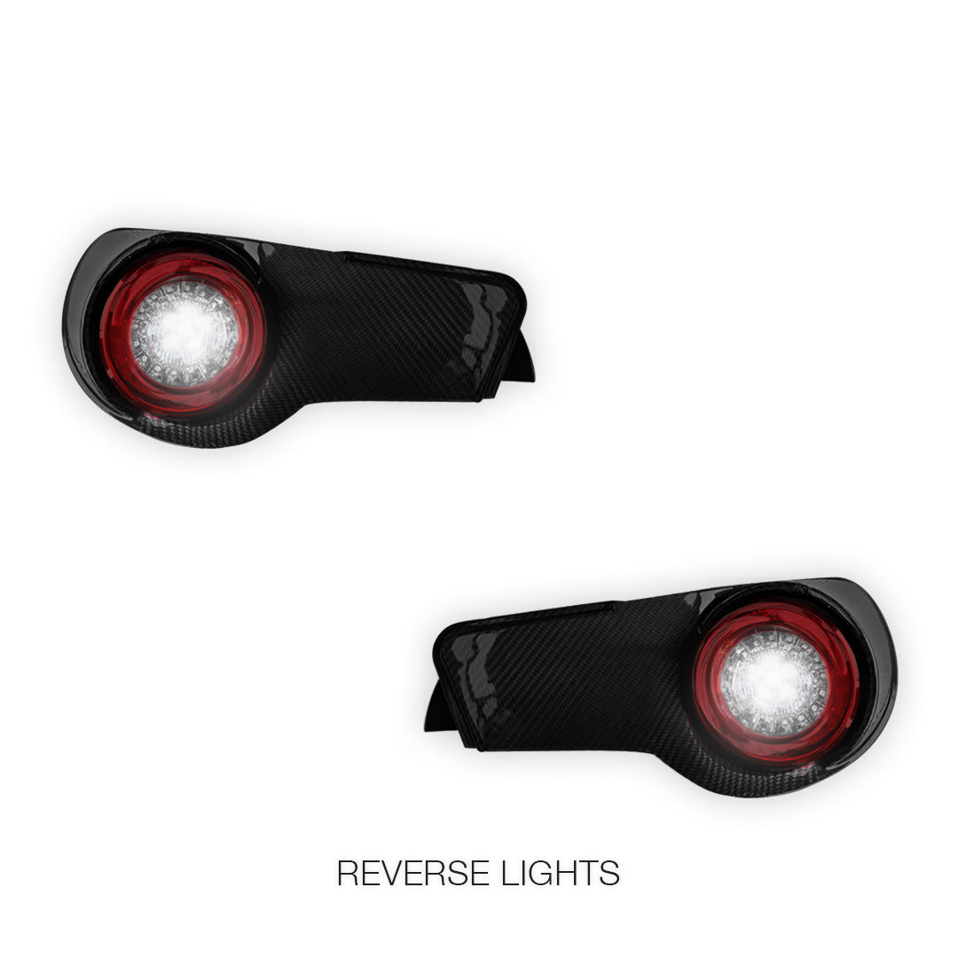 Toyota 86 1st Gen (2012 - 2021) Carbon LED Tail Lights LH + RH