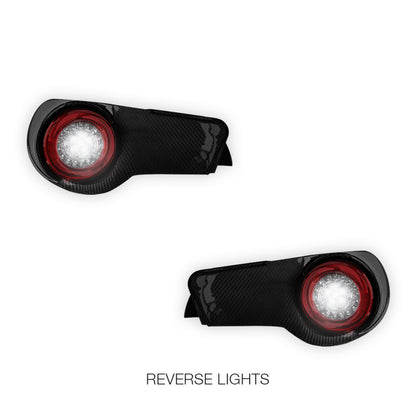 Toyota 86 1st Gen (2012 - 2021) Carbon LED Tail Lights LH + RH