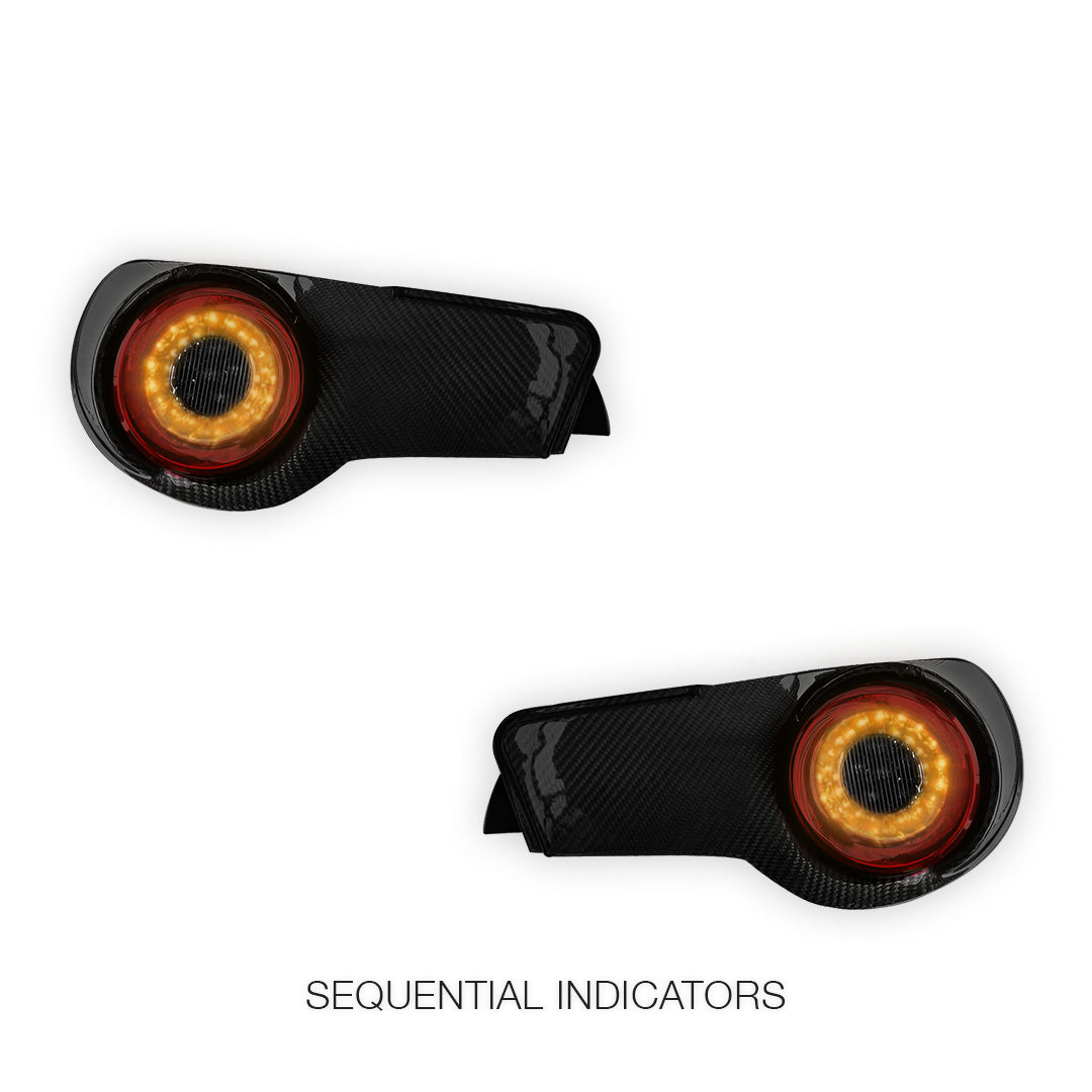 Toyota 86 1st Gen (2012 - 2021) Carbon LED Tail Lights LH + RH