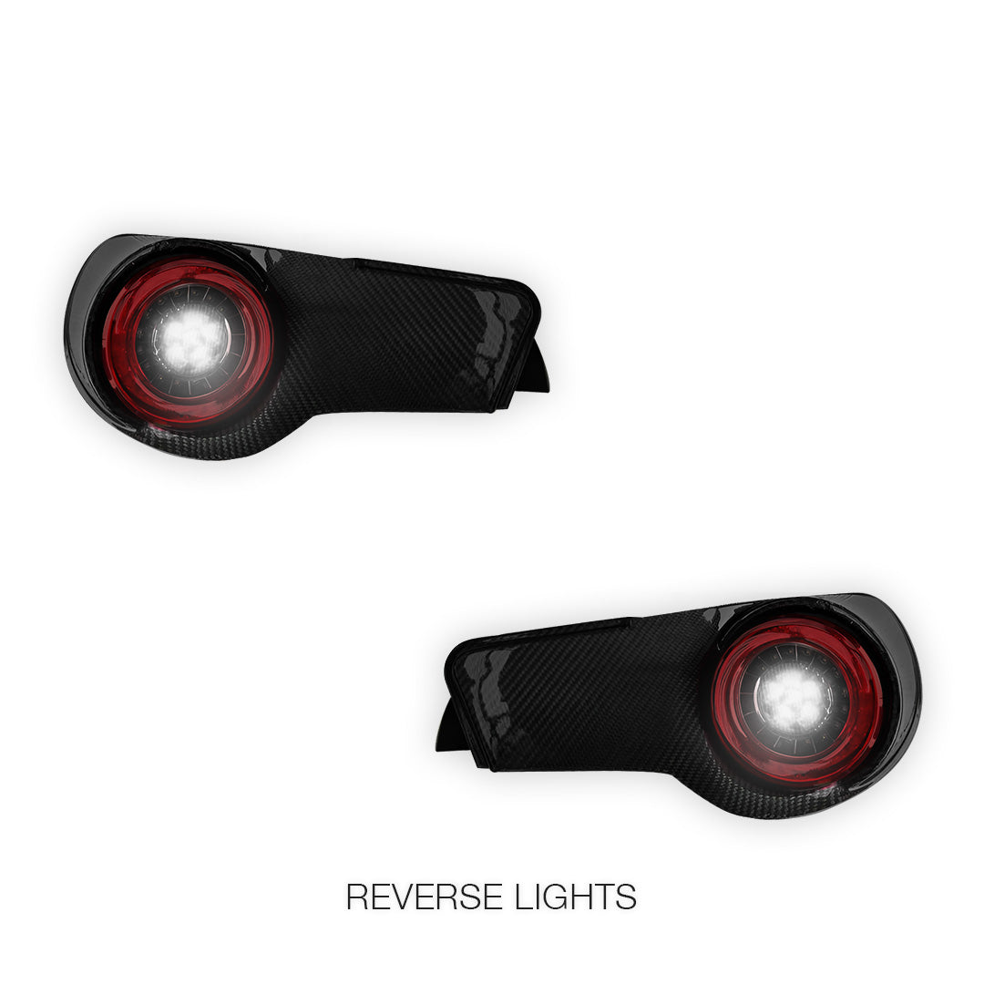 Toyota 86 1st Gen (2012 - 2021) Carbon LED Tail Lights LH + RH