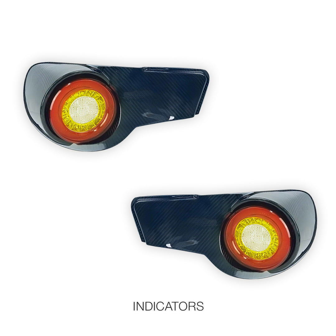 Subaru BRZ 1st Gen (2012 - 2021) Carbon LED Tail Lights LH + RH