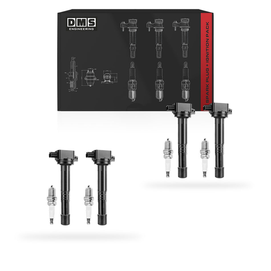 Honda CR-V RE (2012 - 2014) 2.4L Ignition Coils and Spark Plugs Complete Set