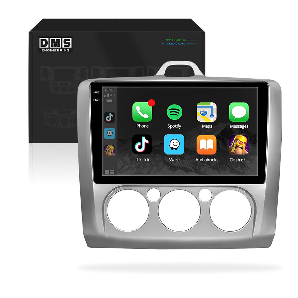 Ford Focus LV (2009 - 2011) 9" Wireless Android 15 Head Unit for Apple CarPlay / Android Auto