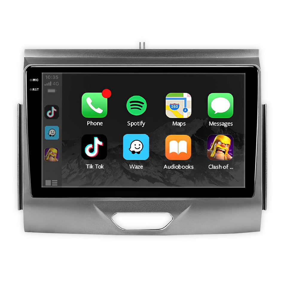 Ford Everest UA (2015 - 2022) 9" Wireless Android 15 Head Unit for Apple CarPlay / Android Auto for Factory Non-Touchscreen