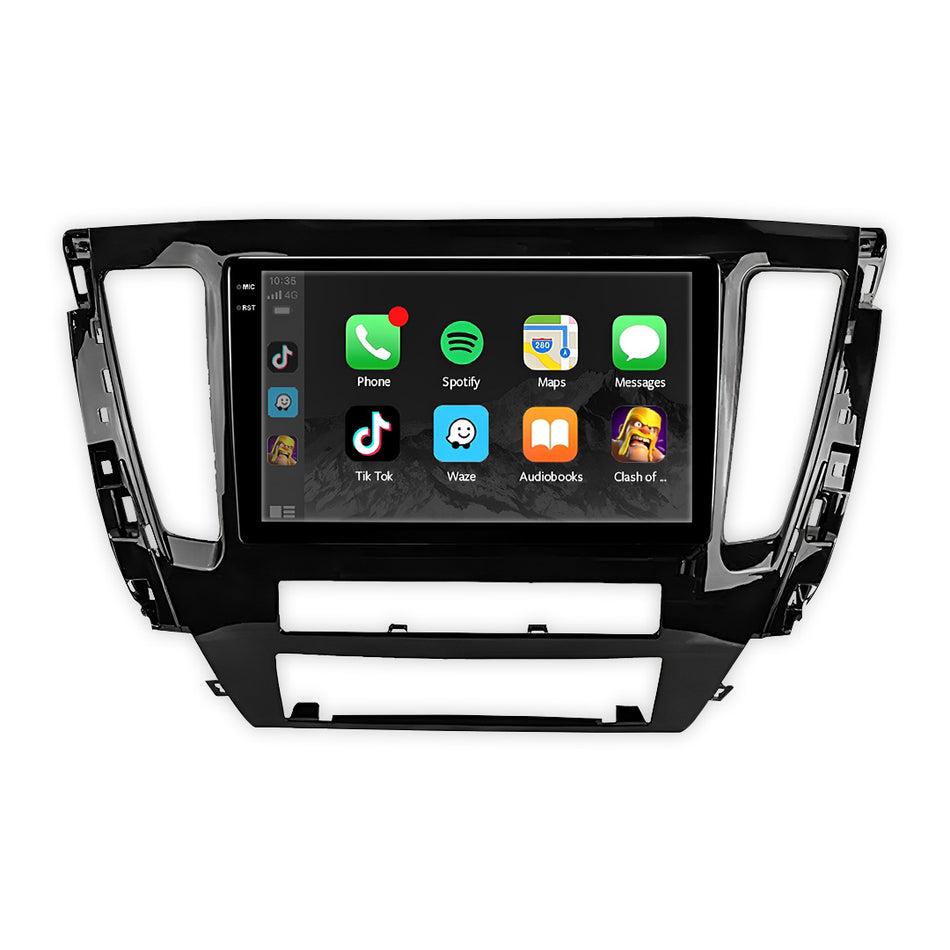 Mitsubishi Pajero Sport QF (2019 - 2024) 10" Wireless Android 15 Head Unit for Apple CarPlay / Android Auto