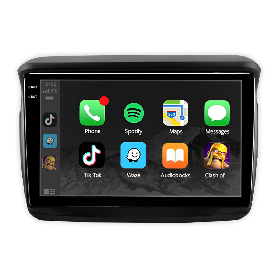 Mitsubishi Challenger / Pajero Sport KH (2008 - 2014) 9" Wireless Android 15 Head Unit for Apple CarPlay / Android Auto