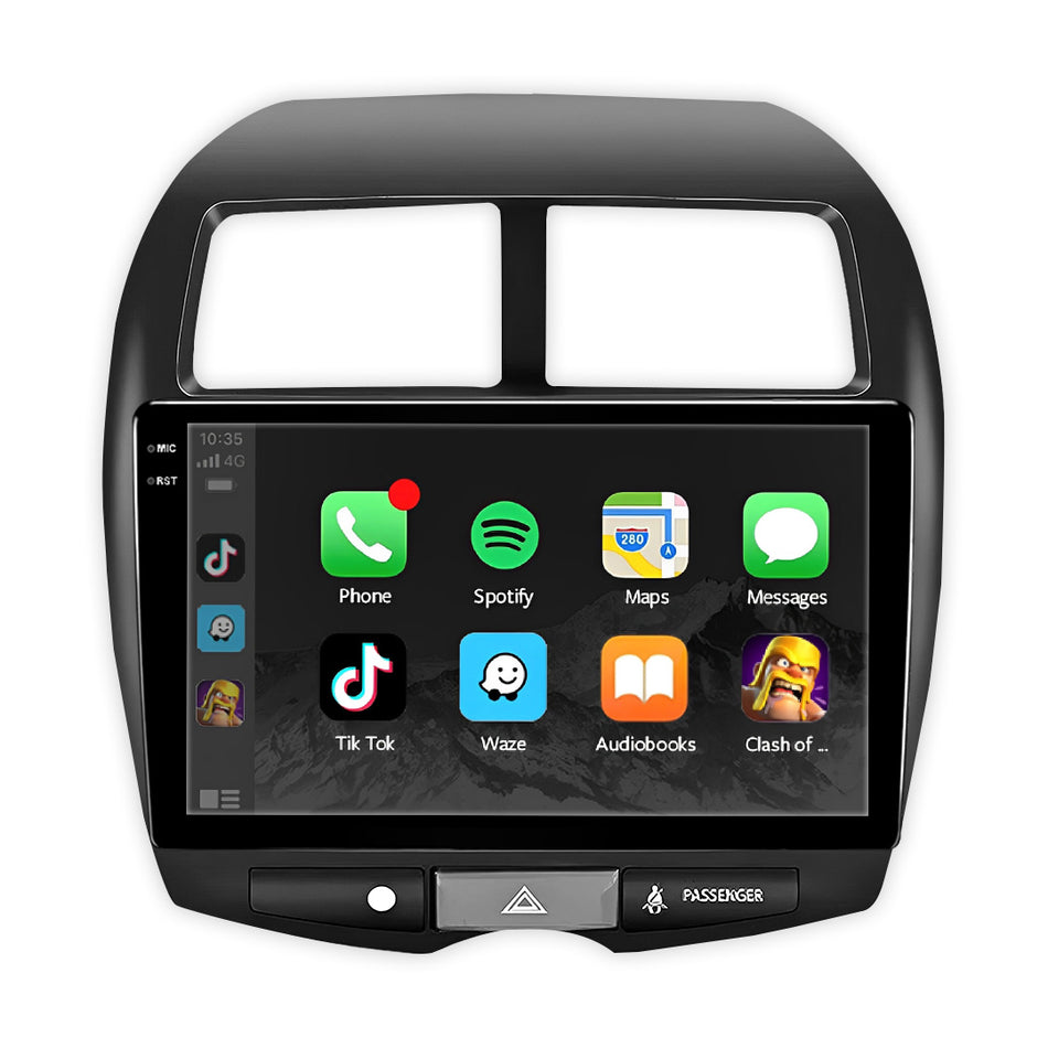 Mitsubishi ASX XA / XB / XC (2010 - 2019) 10" Wireless Android 15 Head Unit for Apple CarPlay / Android Auto