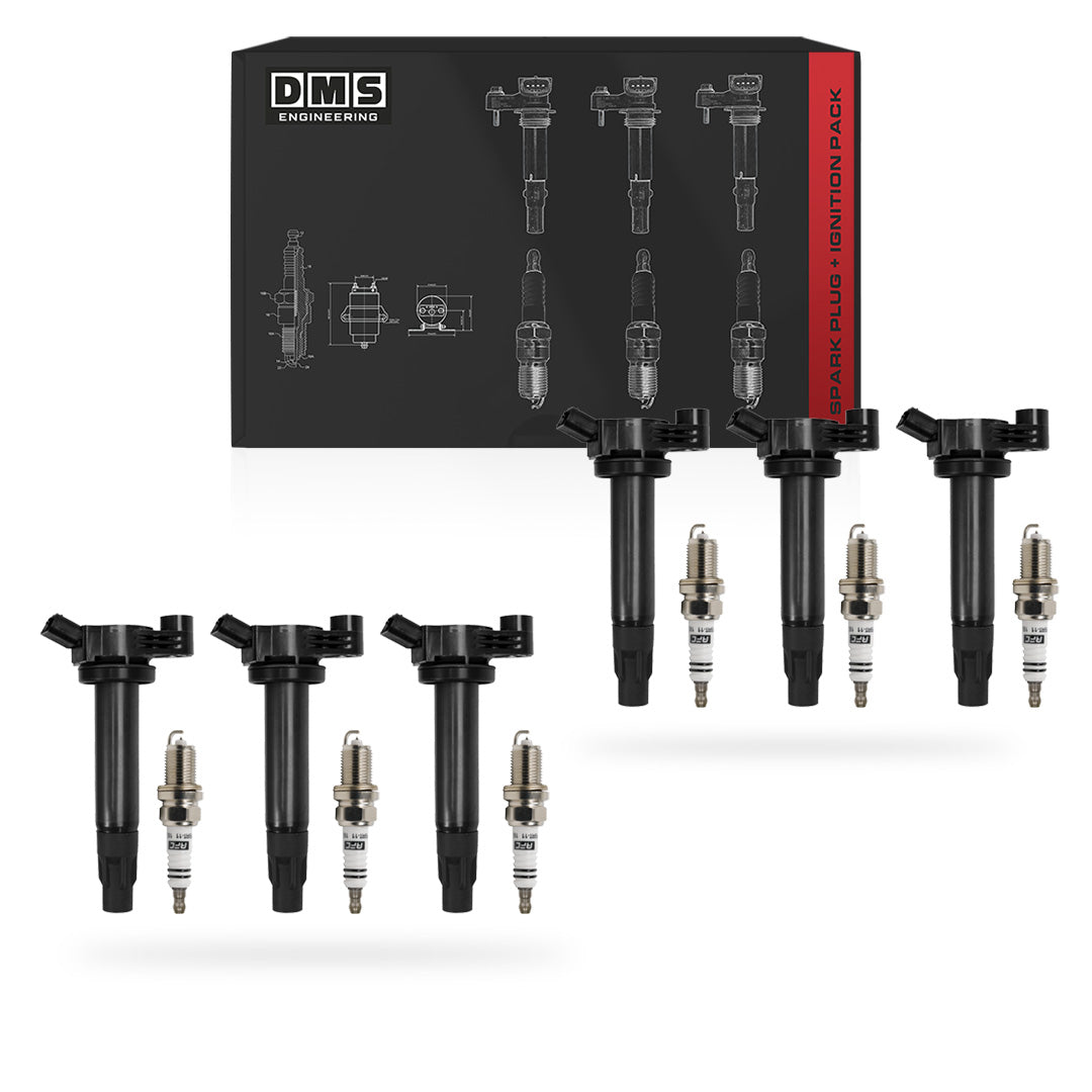 Toyota Kluger MCU28R (2003 - 2007) 3.3L Ignition Coils and Spark Plugs Complete Set