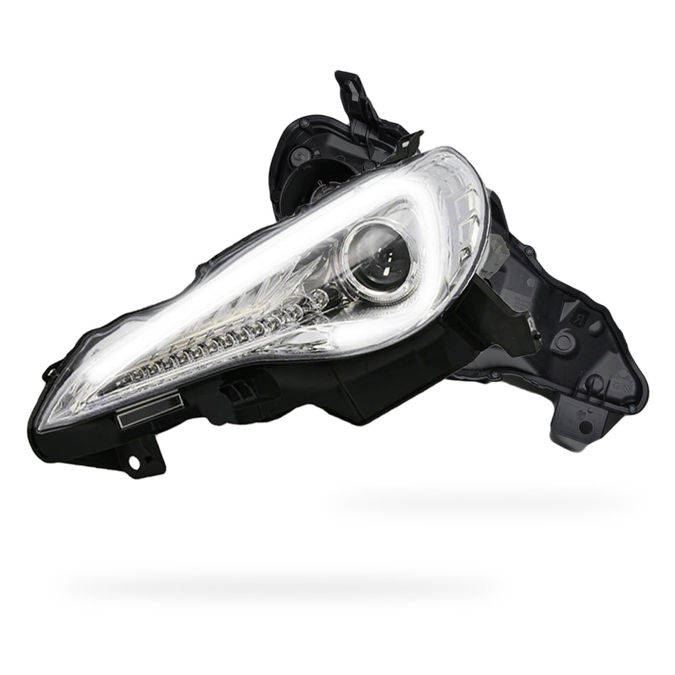 Toyota 86 1st Gen (2012 - 2020) Clear 3D LED DRL Headlights LH + RH