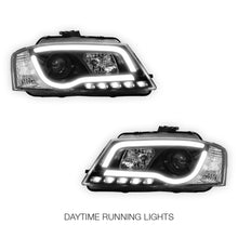 Audi A3 8P Facelift (2008 - 2012) 3D LED DRL Projector Headlights LH + RH