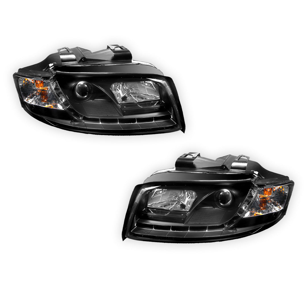 Audi A4 B6 (2000 - 2005) 3D LED DRL Projector Headlights LH + RH