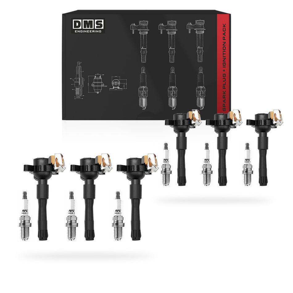 BMW 3 Series E36 / E46 (1996 - 2002) 2.5L / 2.8L / 3.0L / 3.2L Ignition Coils and Sparks Plugs Complete Set