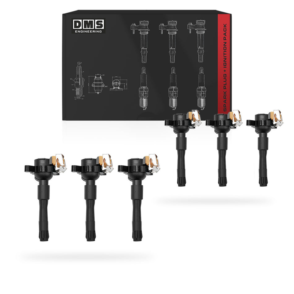 BMW 3 Series E36 / E46 (1996 - 2002) 2.5L / 2.8L / 3.0L / 3.2L Ignition Coils and Sparks Plugs Complete Set
